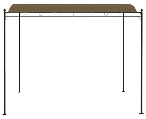Stínící markýza 3 x 2,4 m taupe 180 g/m² 312216