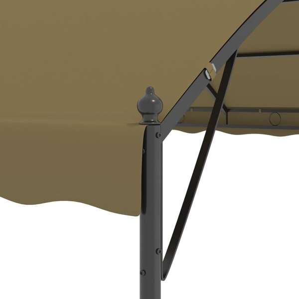 Altán 4 x 3 x 2,6 m taupe 180 g/m² 312217