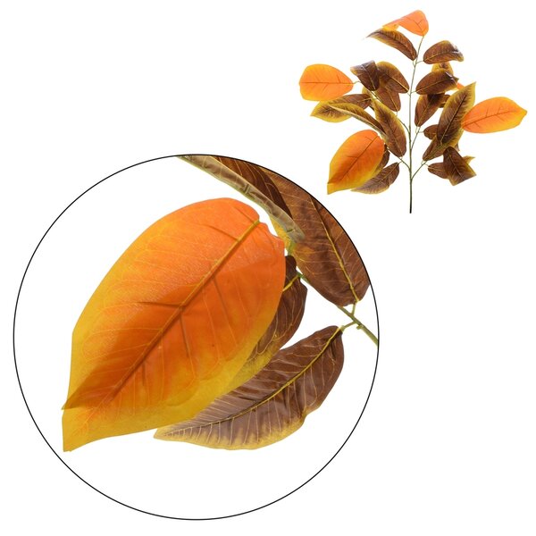 Umělý list - Mango podzimní 70cm