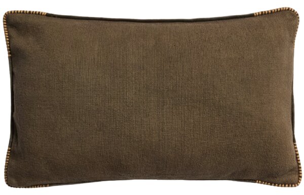 Kave Home Zelený bavlněný povlak na polštář Rivon 30 x 50 cm