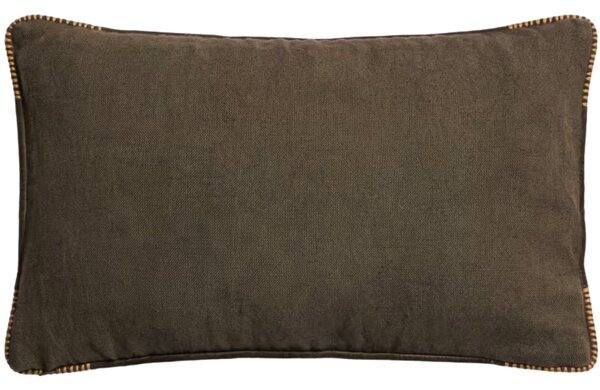 Kave Home Zelený bavlněný povlak na polštář Rivon 30 x 50 cm
