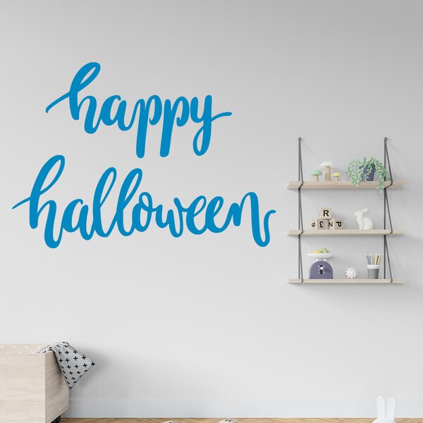 Živá Zeď Samolepka Happy Halloween Barva: černá