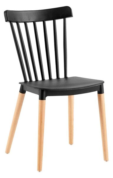 Jídelní židle COSIMA (černá + buk). 1091454
