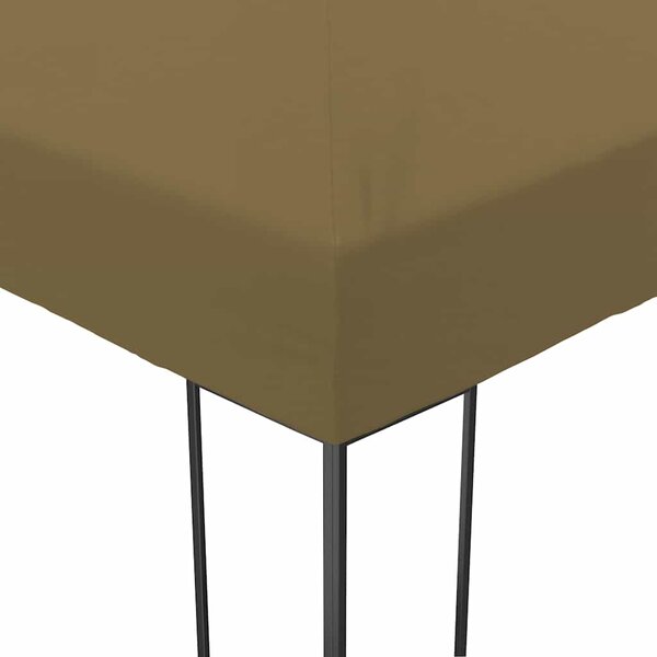 Zahradní altán 6 x 3 x 2,7 m taupe 180 g/m² 312230