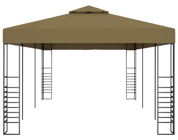 Zahradní altán 6 x 3 x 2,7 m taupe 180 g/m² 312230