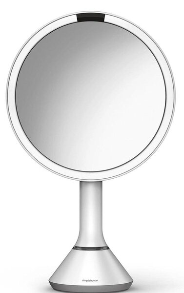 Kosmetické zrcátko Simplehuman senzor,5x,mosaz