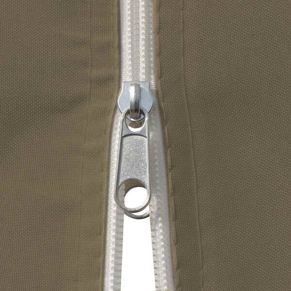 Zahradní altán se závěsy 4 x 3 m taupe 180 g/m² 312232