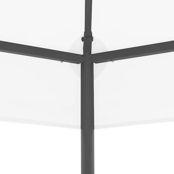 Zahradní altán 323 x 275 x 265 cm bílý 180 g/m² 312233