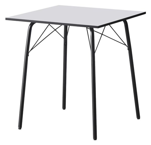 Jídelní stůl 70 MALAK (bílá + černá) (pro 4 osoby). 1091470