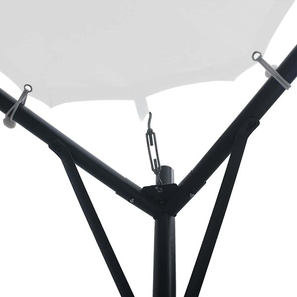 Altán 3 x 3 x 2,6 m bílý 180 g/m² 312235