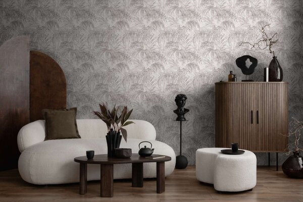 A.S. Création | Vliesová tapeta na zeď Michalsky 39981-3 | 0,53 x 10,05 m | krémová, šedá, černá