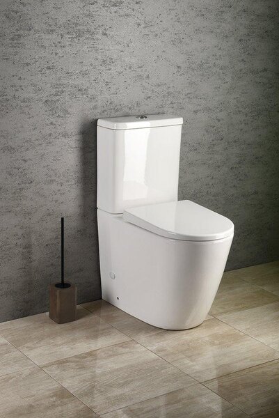 Sapho Gedy - DAFNE WC kartáč na postavení, bambus, SAPHO3933