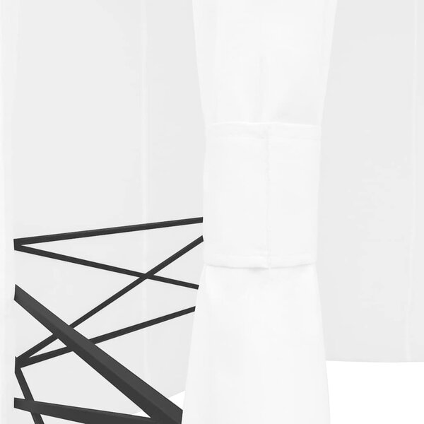 Zahradní party stan se závěsy 360 x 312 x 265 cm bílý 180 g/m² 312234