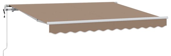 Stahovací markýza Taupe 3,5 x 2 m textil