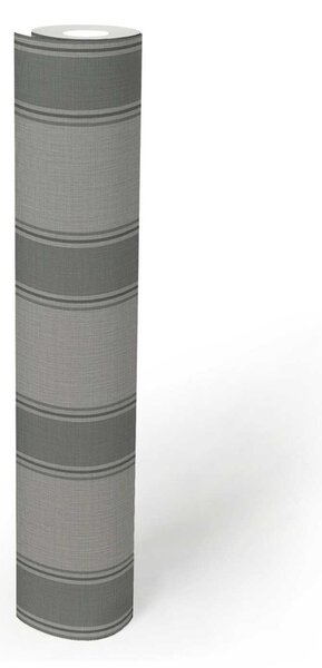A.S. Création | Vliesová tapeta na zeď Michalsky 39983-3 | 0,53 x 10,05 m | šedá, černá