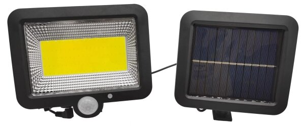 LED Solární reflektor se senzorem DUO LED/1W/3,7V 1200 mAh IP44