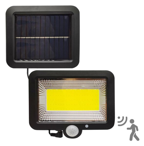 LED Solární reflektor se senzorem DUO LED/1W/3,7V 1200 mAh IP44
