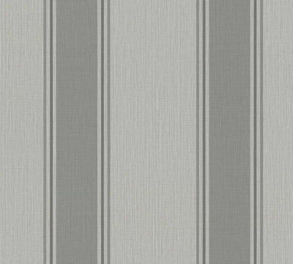 A.S. Création | Vliesová tapeta na zeď Michalsky 39983-3 | 0,53 x 10,05 m | šedá, černá