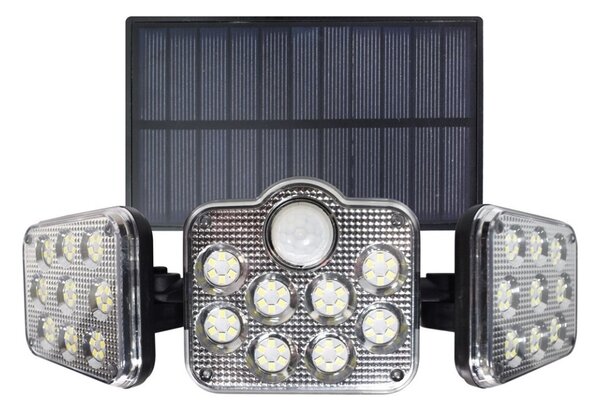 LED Solární reflektor se senzorem pohybu LED/20W/3,7V 1200 mAh IP44 + DO