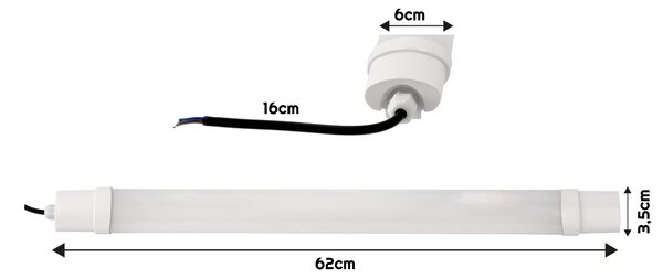 BERGE LED panel LEO - 60 cm - 18W - 230V - neutrální bílá
