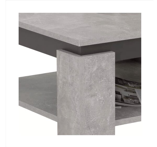 Konferenční stolek LEMSY (beton + grafit)