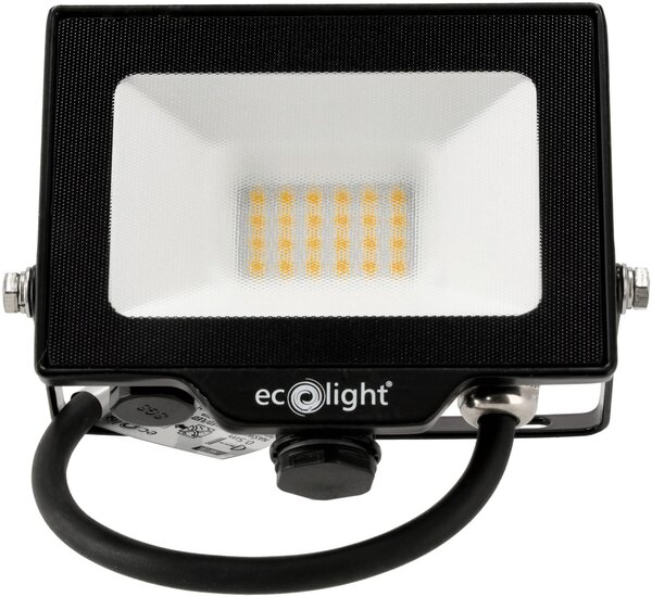 ECOLIGHT LED reflektor 20W 2v1 - neutrální bílá