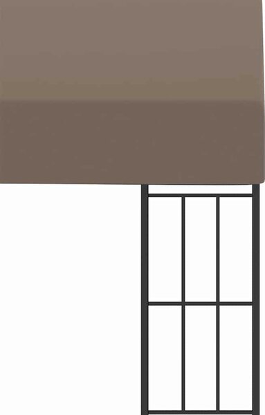Altán ke zdi 3 x 3 m taupe textil 312260