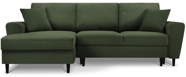 -25 % Dny MOMENTI– Cosmopolitan Design Manšestrová rozkládací pohovka Kyoto 241 cm, levá
