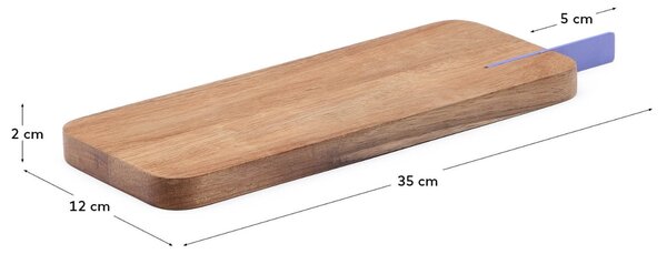 Dřevěné servírovací prkénko Kave Home Zairin 35 x 12 cm