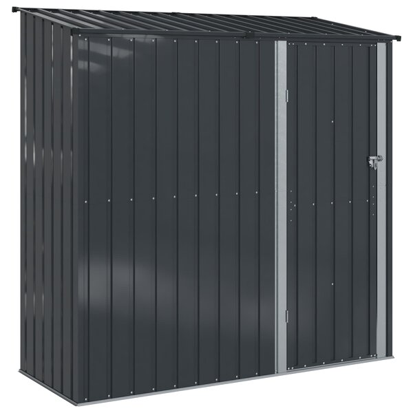 Zahradní kůlny Antracit 203 x 85,5 x 200 cm Kov