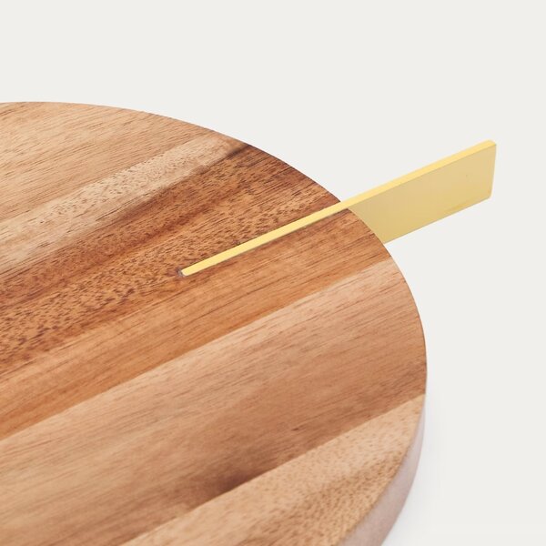 Dřevěné servírovací prkénko Kave Home Zairin 20 cm