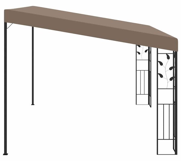 Altán ke zdi 4 x 3 x 2,5 m taupe 312266