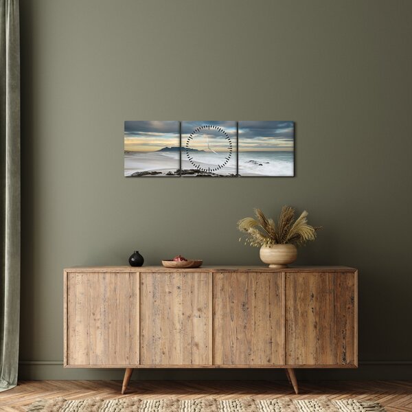 Obraz - Robben Island (s hodinami) (90x30 cm)
