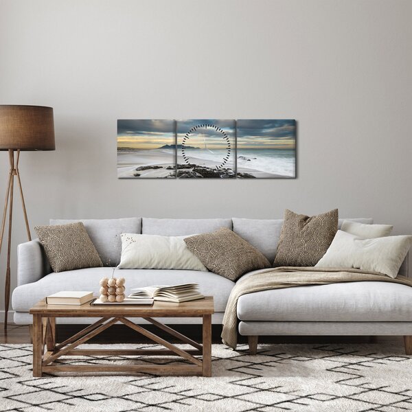 Obraz - Robben Island (s hodinami) (90x30 cm)