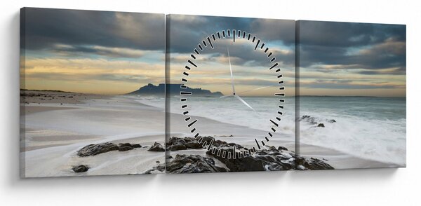 Obraz - Robben Island (s hodinami) (90x30 cm)