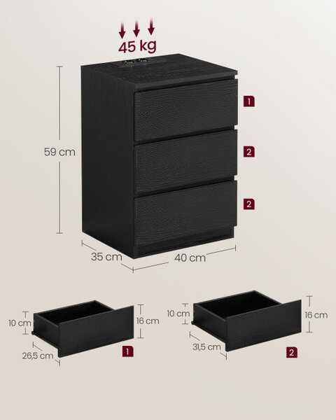 Noční stolek LET631B56