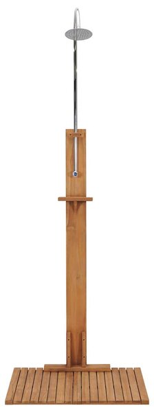 Zahradní sprcha 75 x 75 x 210 cm masivní teakové dřevo 312276