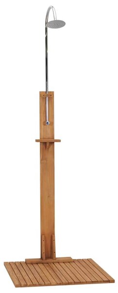 Zahradní sprcha 75 x 75 x 210 cm masivní teakové dřevo 312276