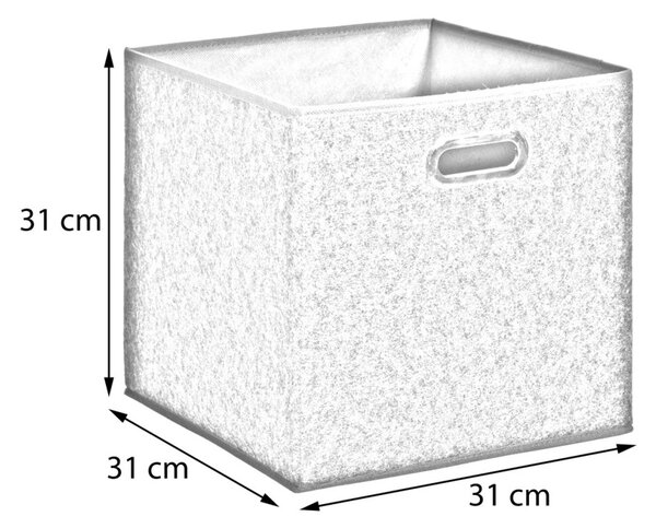 5five Simply Smart Úložný box Woody 31x31 cm