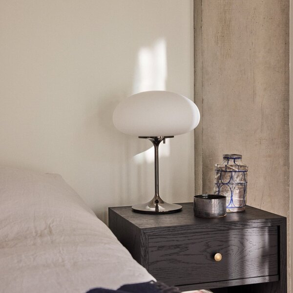 Stolní lampa GUBI, Stemlite, stmívatelné, Metalická, Obývací pokoj, Kov, Design