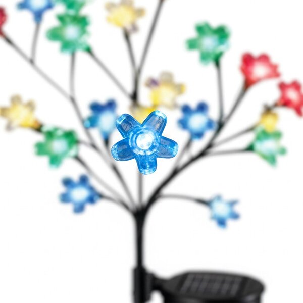 Exteriérové ​​solární zapichovací svítidlo Tree, RGB