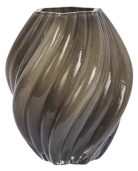 Skleněná váza Taupe 24 cm