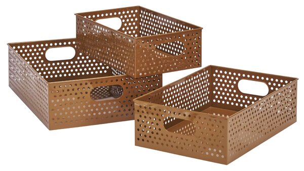 Železný úložný box Pumpkin Spice Low S