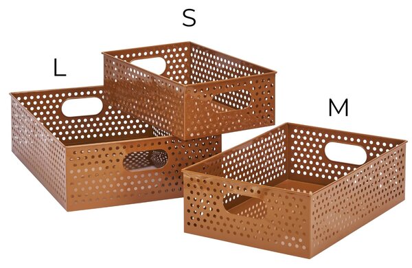 Železný úložný box Pumpkin Spice Low S