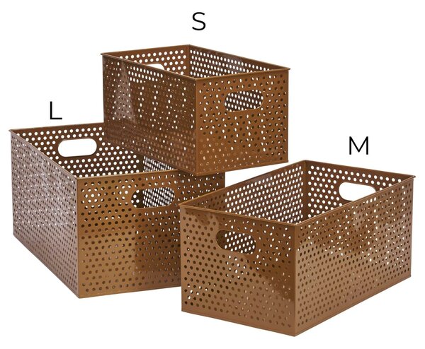 Železný úložný box Pumpkin Spice M