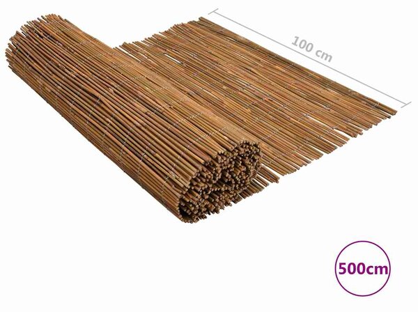 Bambusový plot 500 x 100 cm 312296