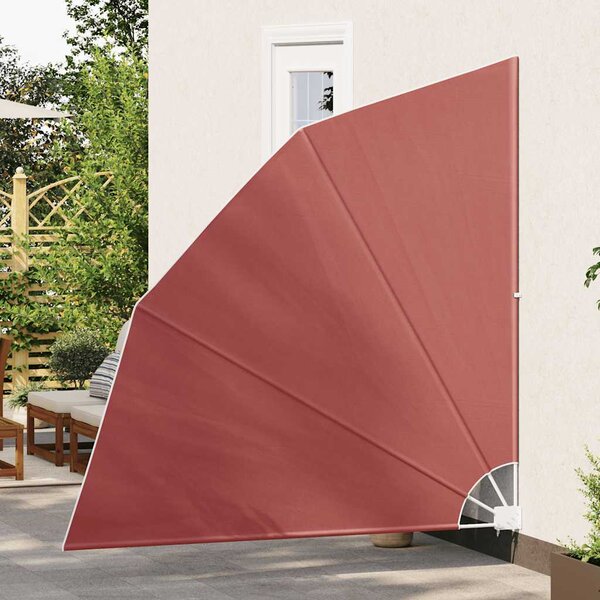 Skládací zástěna na balkon terracotta 210 x 210 cm