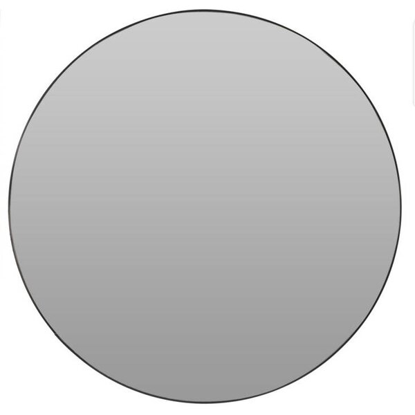 Kulaté zrcadlo v kovovém rámu, Ø 55 cm