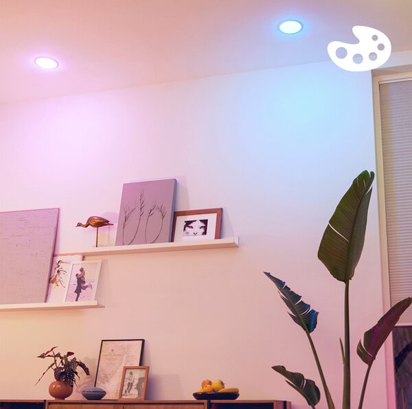 WiZ Smart LED 50W bodové světlo PAR16, 2× GU10 345lm 2200-6500K