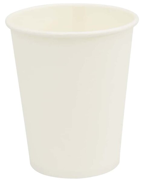 Papírové kelímky na kávu 1000 pcs 8oz 200ml bílé
